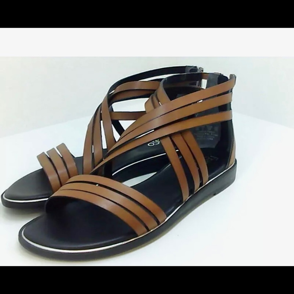 Franco Sarto Women's Gaetana Slide Sandal, Light Brown, Size 9.0
